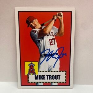 Mike Trout Angels Custom Card (066)